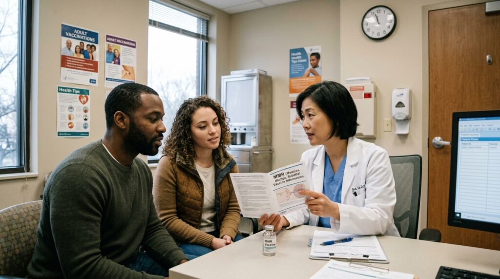 Adults-receiving-MMR-vaccine- Counseling
