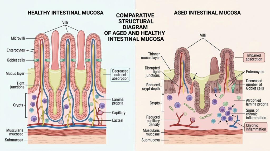 Aged-healthy-intestinal-lining