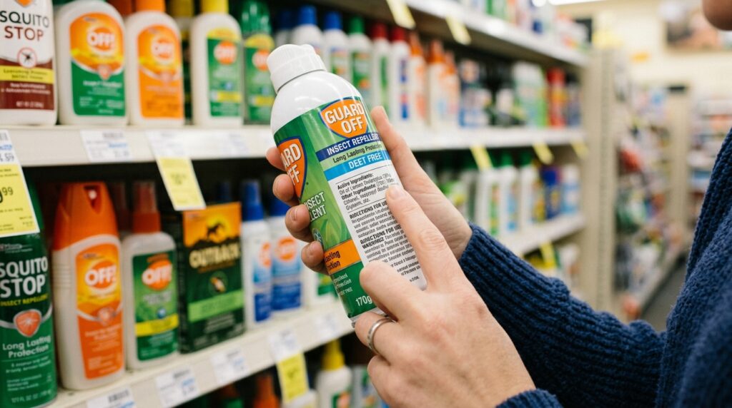 Consumer-checking-repellent- ingredient-table