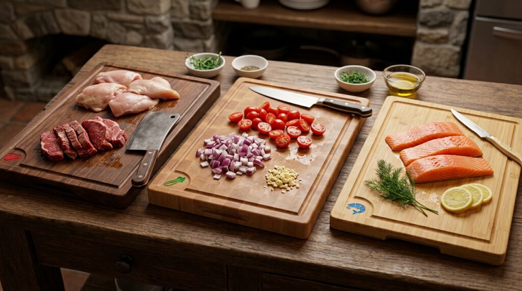 Cutting-boards-for-meat- Vegetables-seafood