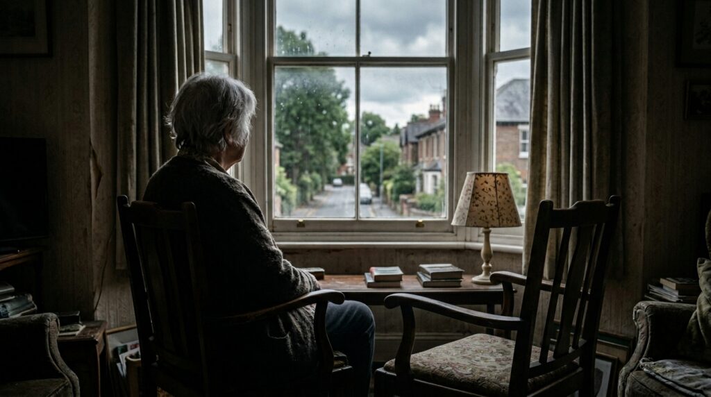 Elderly-person-looking-out-window