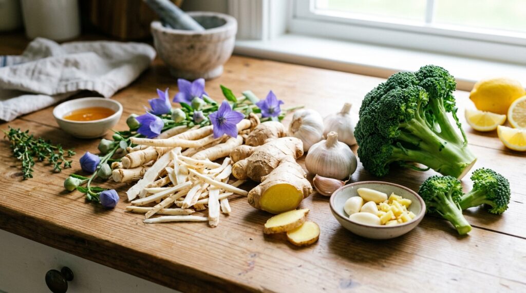 Fresh-ingredients-for-respirator