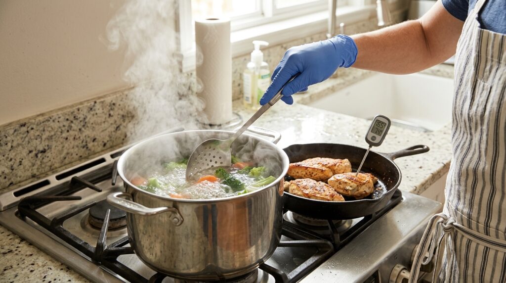 Kitchen-hygiene-boiling-water