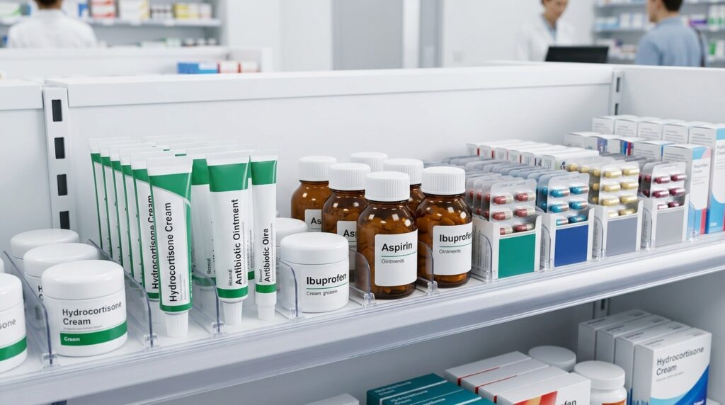Ointment-and-pills-on-shelf