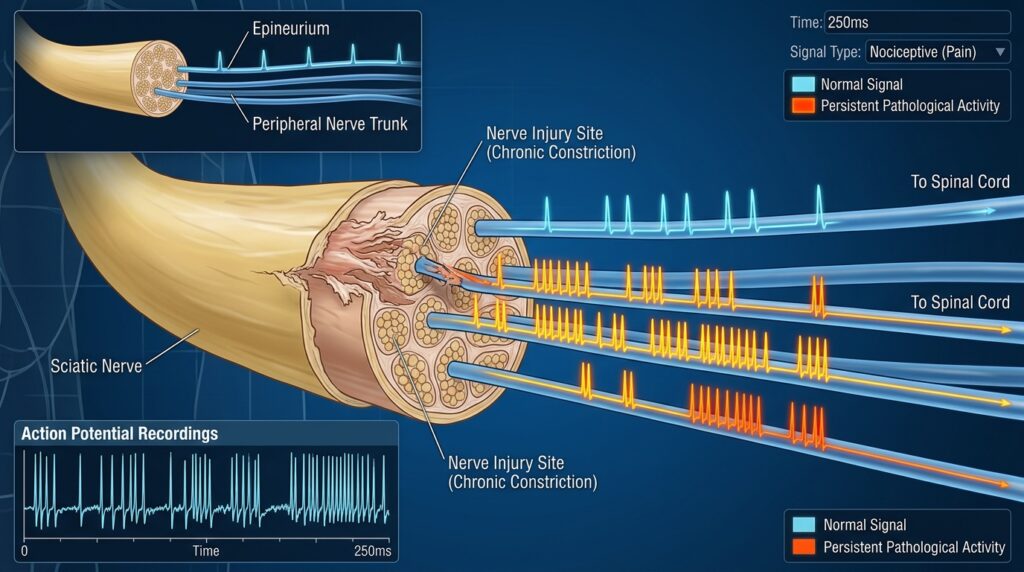 Pain-signals-from-damaged-nerve