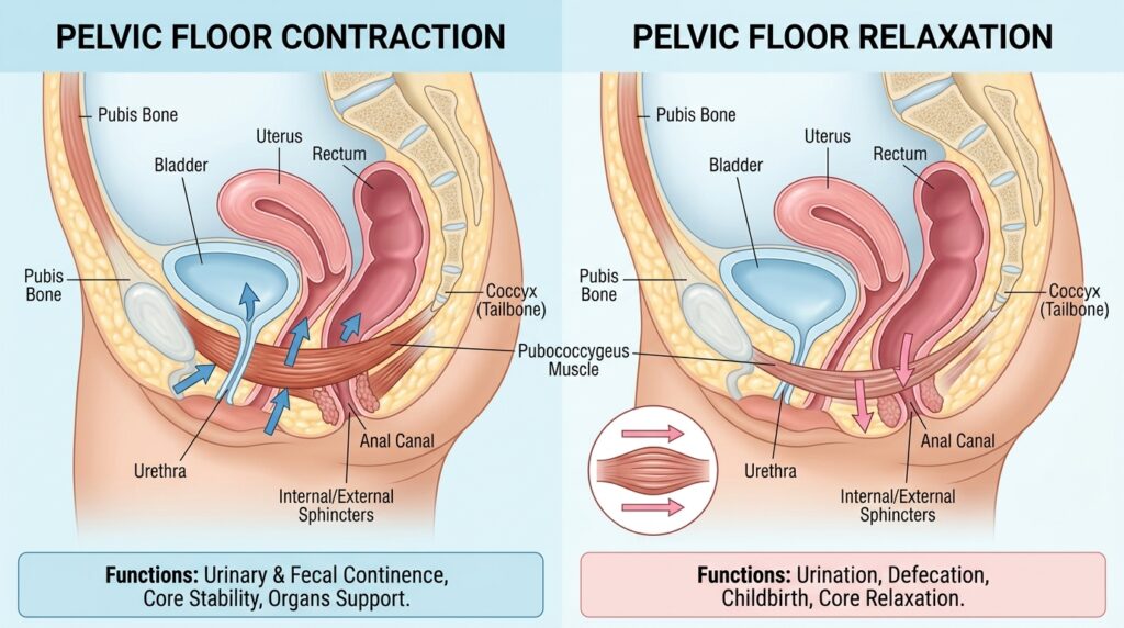 Pelvic-floor-muscle-contraction-relaxation