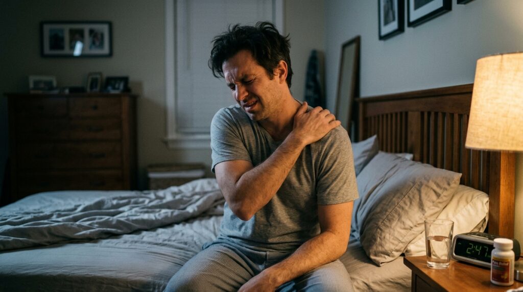 Person-suffering-shoulder-pain