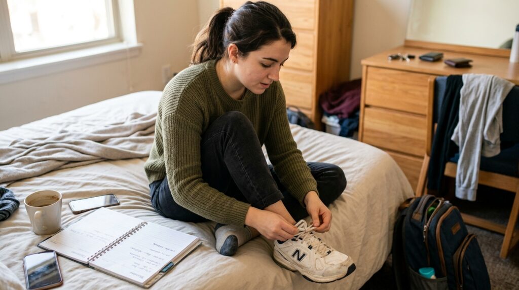 Planning-life-and-preparing-shoes