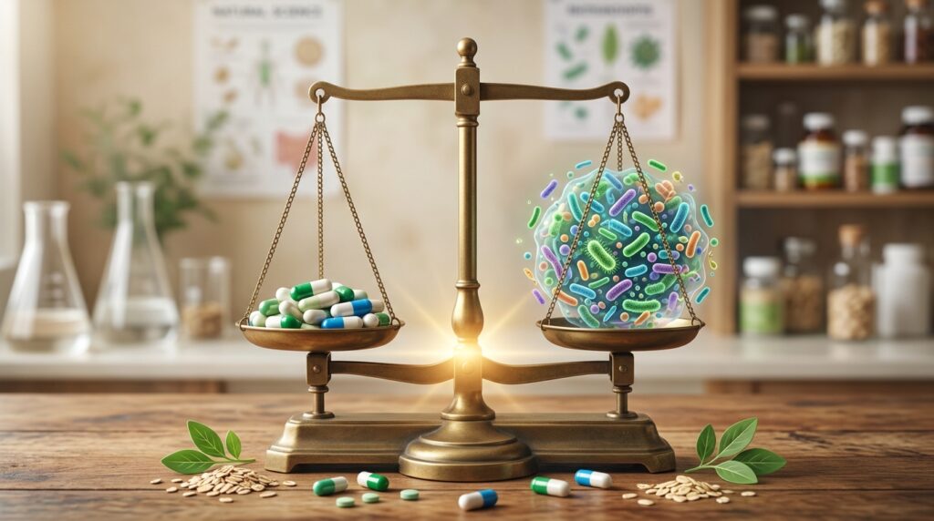 Probiotics-balancing-gut-bacteria