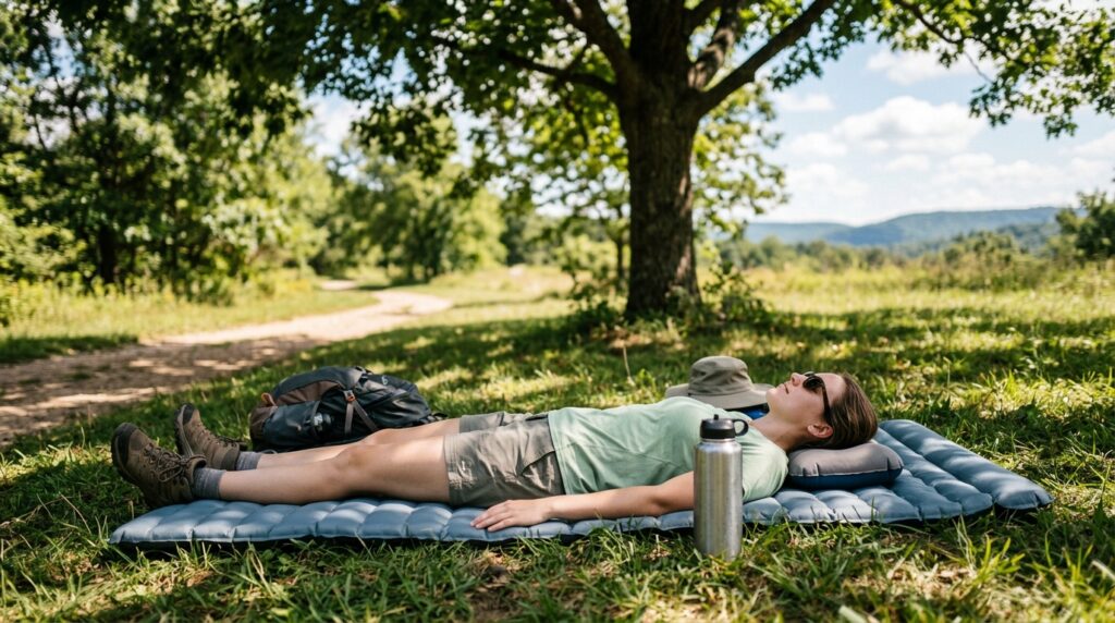 Resting-safely-on-mat