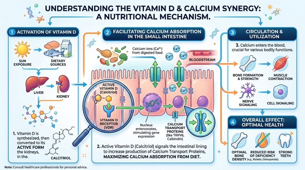 Vitamin-D-calcium-interaction