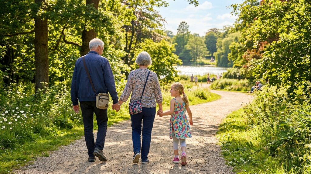 an-elderly-couple-and-grandchildren
