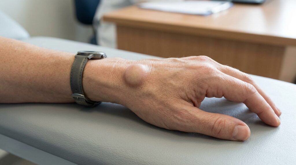 A-joint-cyst-on-the-wrist-joint