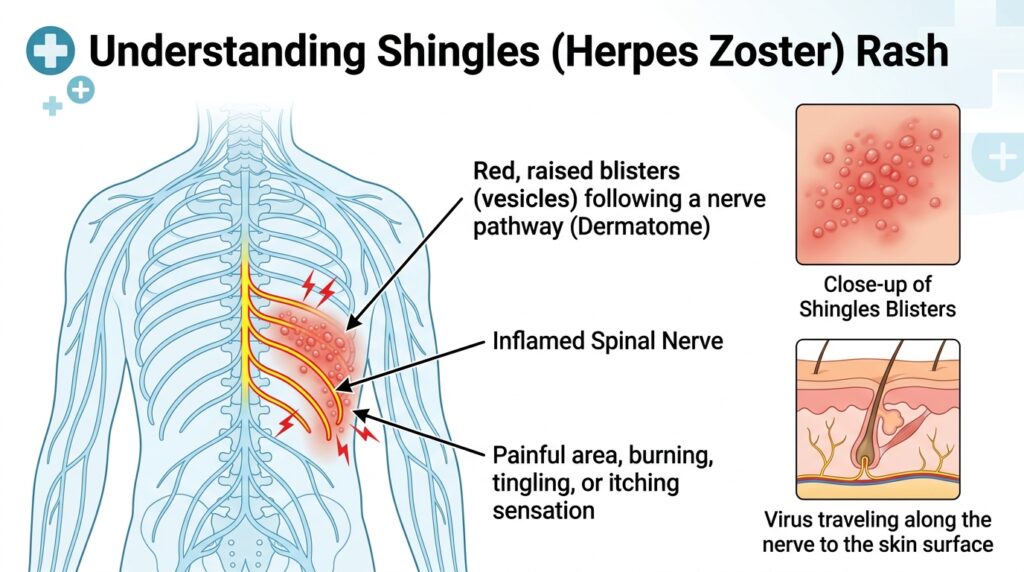 Description-of -the-area-of-nerve- blister-pain