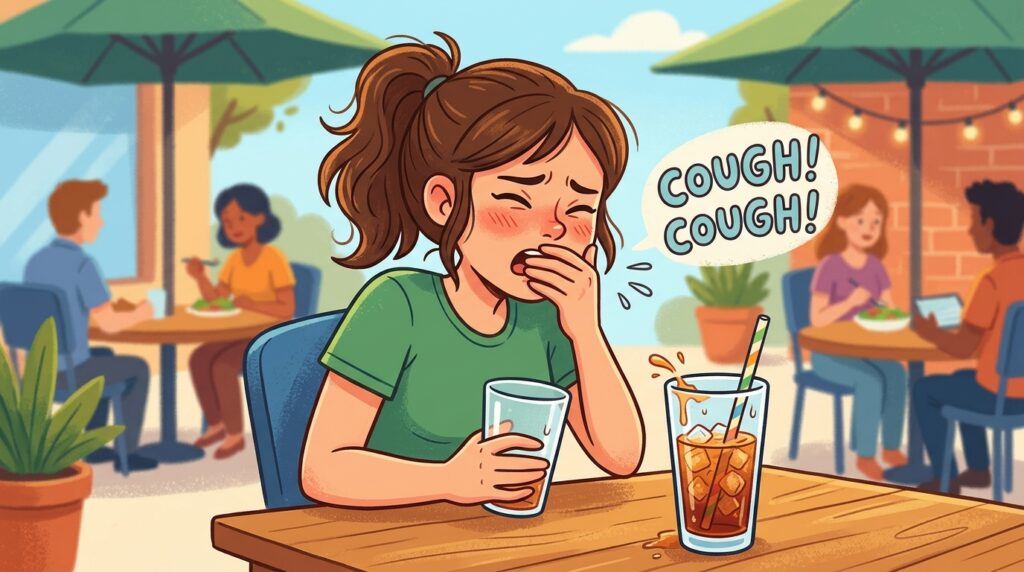 cough-after-drinking-a-drink-full-of- ice