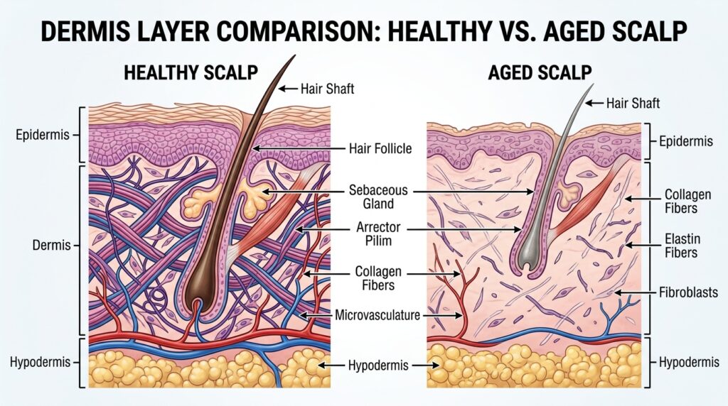 An-aging-scalp-and-a-healthy-scalp