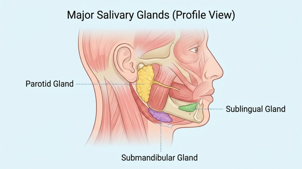 salivary-gland-position