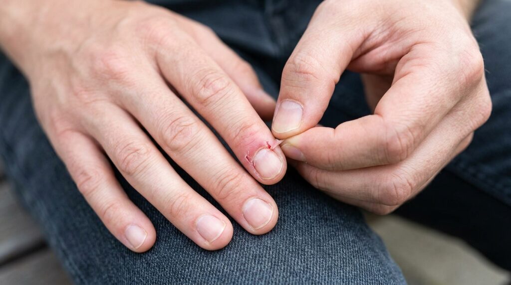 a-bad-habit-of-ripping-off-a- manicure