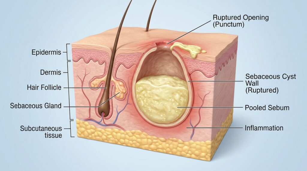 sebaceous-cyst-structure