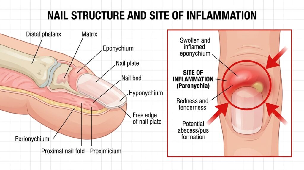 Nail-structure-and-site-of- inflammation